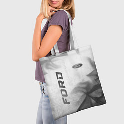 Сумка-шопер Ford - white gradient вертикально, цвет: 3D-принт — фото 2
