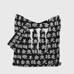 Сумка-шопер Monster energy japan pattern, цвет: 3D-принт