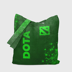 Сумка-шопер Dota - green gradient вертикально, цвет: 3D-принт