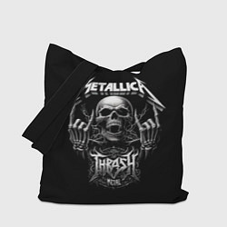 Сумка-шопер Thrash metal - Metallica group, цвет: 3D-принт