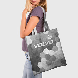Сумка-шопер Volvo - grey gradient посередине, цвет: 3D-принт — фото 2