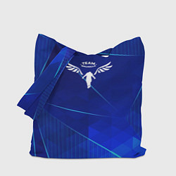 Сумка-шопер Tokyo Revengers blue poly, цвет: 3D-принт
