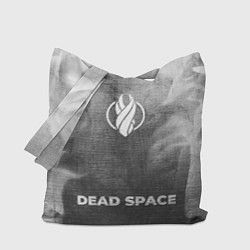 Сумка-шопер Dead Space - grey gradient по-центру, цвет: 3D-принт