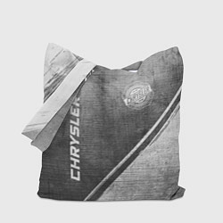 Сумка-шопер Chrysler - grey gradient вертикально, цвет: 3D-принт