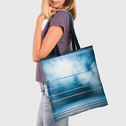 Сумка-шопер Ринг в тумане, цвет: 3D-принт — фото 2