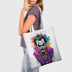 Сумка-шопер Джокер с галстуком, цвет: 3D-принт — фото 2