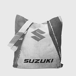 Сумка-шопер Suzuki - white gradient по-центру, цвет: 3D-принт