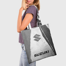 Сумка-шопер Suzuki - white gradient по-центру, цвет: 3D-принт — фото 2