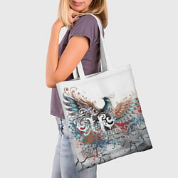 Сумка-шопер Человек и Родина, цвет: 3D-принт — фото 2