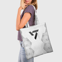 Сумка-шопер Seventeen white poly, цвет: 3D-принт — фото 2