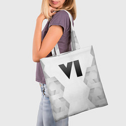 Сумка-шопер GTA 6 white poly, цвет: 3D-принт — фото 2