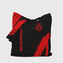 Сумка-шопер Galatasaray - red gradient вертикально, цвет: 3D-принт