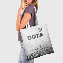Сумка-шопер Dota - white gradient посередине, цвет: 3D-принт — фото 2