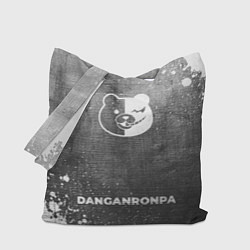 Сумка-шопер Danganronpa - grey gradient по-центру, цвет: 3D-принт