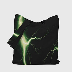 Сумка-шопер Lightning yellow текстура, цвет: 3D-принт