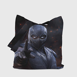 Сумка-шопер Нуб Сайбот и искры, цвет: 3D-принт