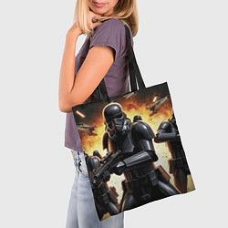 Сумка-шопер Клоны звездные войны, цвет: 3D-принт — фото 2
