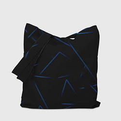 Сумка-шопер Color blue line, цвет: 3D-принт