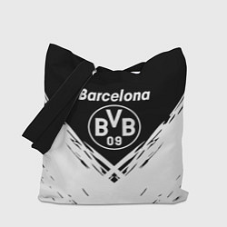 Сумка-шоппер Barcelona x borussia краски