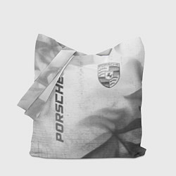 Сумка-шопер Porsche - white gradient вертикально, цвет: 3D-принт