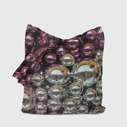 Сумка-шопер Новогодние блики, цвет: 3D-принт