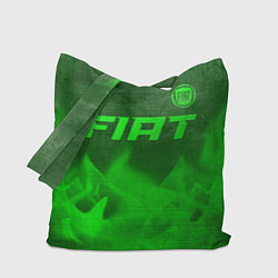 Сумка-шопер Fiat - green gradient посередине, цвет: 3D-принт