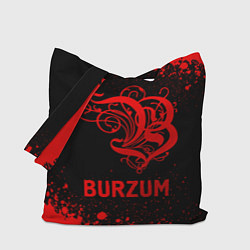 Сумка-шопер Burzum - red gradient, цвет: 3D-принт