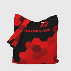 Сумка-шопер Need for Speed - red gradient посередине, цвет: 3D-принт