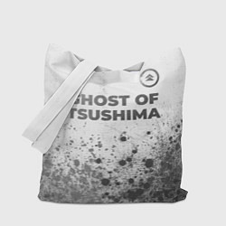 Сумка-шопер Ghost of Tsushima - white gradient посередине, цвет: 3D-принт