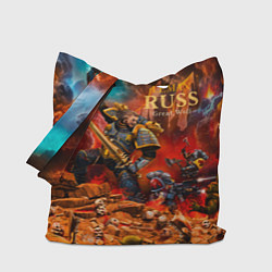 Сумка-шопер Лман Русс примарх Космических Волков, цвет: 3D-принт