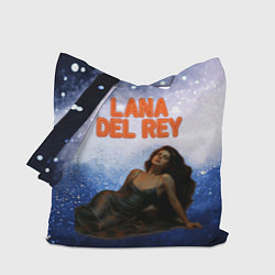Сумка-шопер Lana Del Rey лежит, цвет: 3D-принт