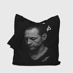 Сумка-шопер Честер Беннингтон - легенда, цвет: 3D-принт