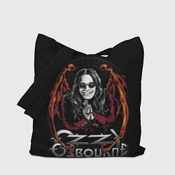 Сумка-шопер Ozzy Osbourne with wings, цвет: 3D-принт
