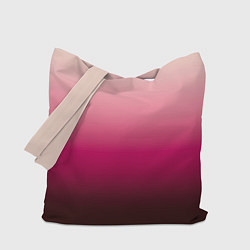 Сумка-шопер Градиент transcendent pink омбре, цвет: 3D-принт