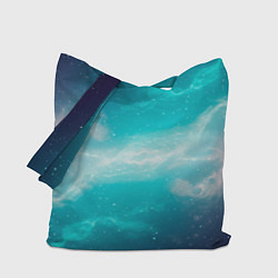 Сумка-шопер Галактическое сияние небес, цвет: 3D-принт