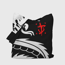 Сумка-шопер Doom dragon steel, цвет: 3D-принт