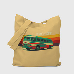 Сумка-шоппер Ретро автобус ЗИС-127 поп-арт