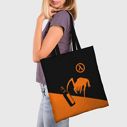 Сумка-шопер Халф лайф - хедкраб, цвет: 3D-принт — фото 2