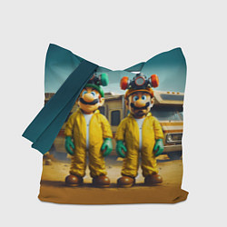 Сумка-шопер Луиджи и Марио пустились во все тяжкие, цвет: 3D-принт