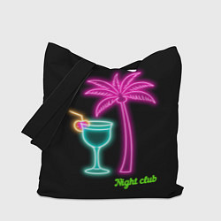 Сумка-шопер Night club, цвет: 3D-принт
