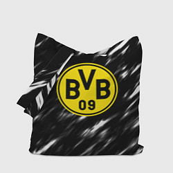 Сумка-шоппер Borussia штрихи красок текстура