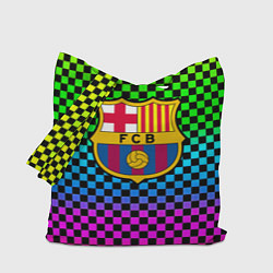 Сумка-шопер Barcelona gradient neon, цвет: 3D-принт