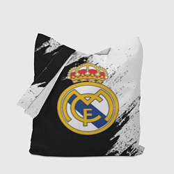 Сумка-шоппер Real Madrid текстура штрихи