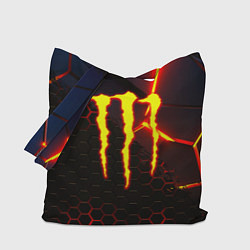 Сумка-шопер Monster energy броня краски, цвет: 3D-принт