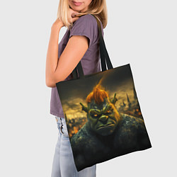 Сумка-шопер Шрек после взрыва, цвет: 3D-принт — фото 2