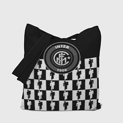 Сумка-шоппер Inter люди спорт паттерн