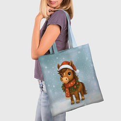 Сумка-шопер Милый конек, цвет: 3D-принт — фото 2