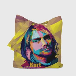 Сумка-шопер Kurt Cobain: Abstraction, цвет: 3D-принт