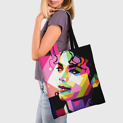 Сумка-шопер Michael Jackson Art, цвет: 3D-принт — фото 2