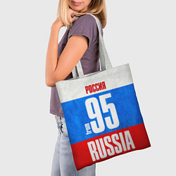 Сумка-шопер Russia: from 95, цвет: 3D-принт — фото 2